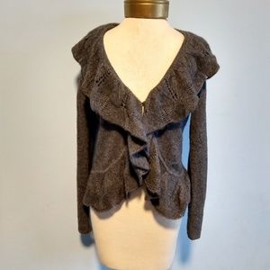 Designer 100% 2 ply cashmere cardigan - Medium